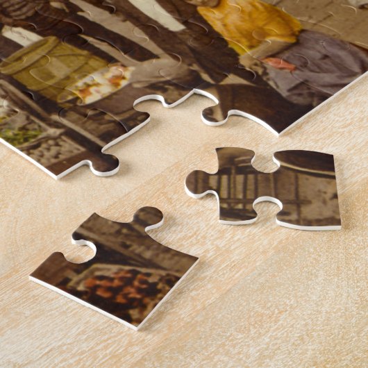 New York- 1891.Weihnachtsgrüße Puzzle (Seite)