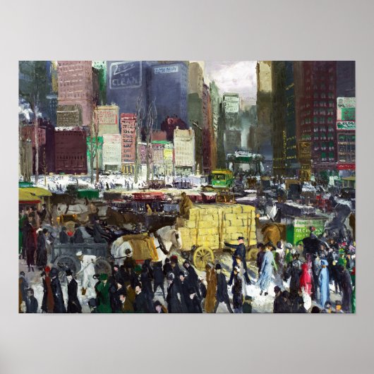 New York 1911 Gemälde von George Bellows Poster (Vorne)