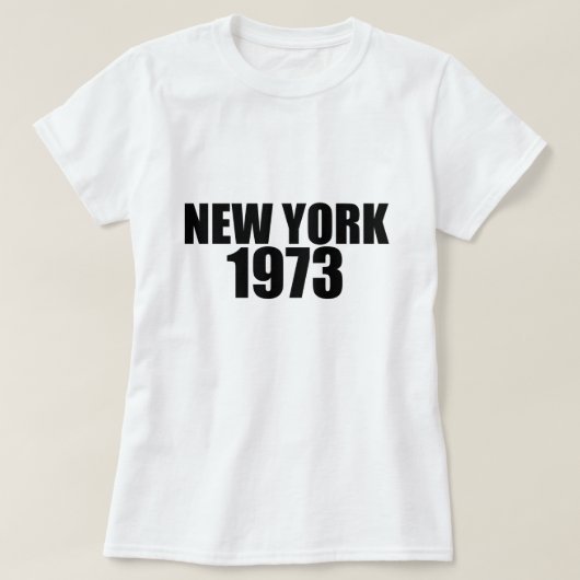 NEW YORK 1973 T-Shirt (Design vorne)