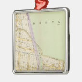 New York 19 Silbernes Ornament (Links)