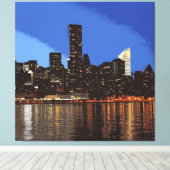 New York 2001 Leinwanddruck (Insitu (Holzboden))