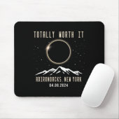 New York 2024 Total Solar Eclipse 1 Mousepad (Mit Mouse)