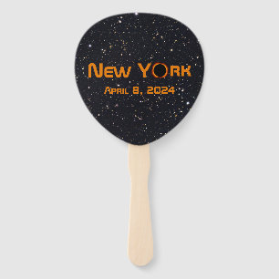 New York 2024 Total Solar Eclipse Fächer
