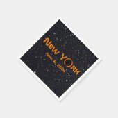 New York 2024 Total Solar Eclipse Serviette (Ecke)