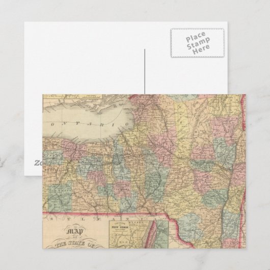 New York 2 Postkarte (Vorne/Hinten)