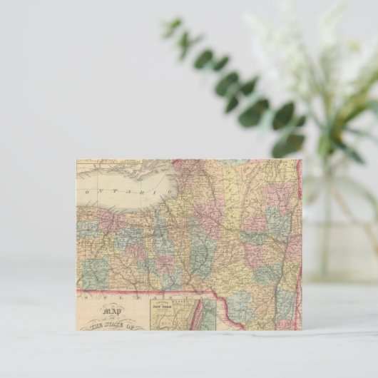 New York 2 Postkarte (Stehend Vorderseite)