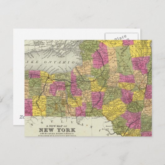 New York 2 Postkarte (Vorne/Hinten)