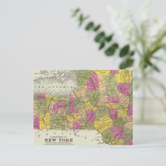 New York 2 Postkarte (Stehend Vorderseite)