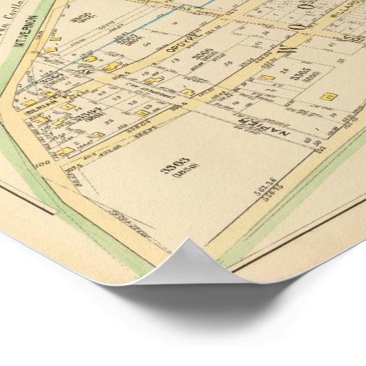 New York 33 Poster (Ecke)