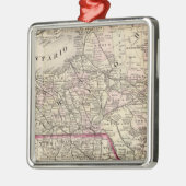 New York 35 Silbernes Ornament (Links)