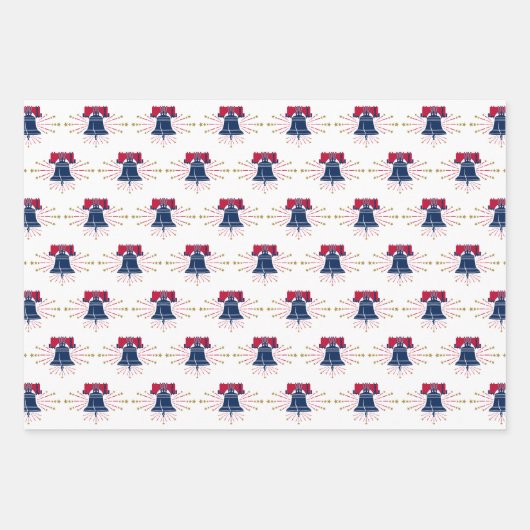 New York, 50 Staaten, Liberty Bell Geschenkpapier Set (Vorderseite 3)