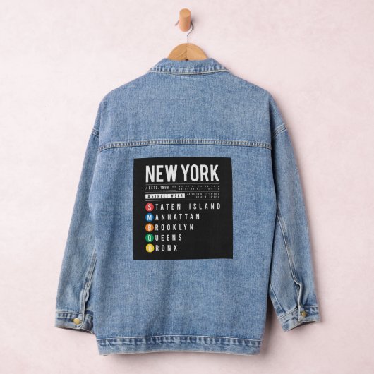 New York 5 Boroughs Jeansjacke (Hangar)