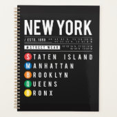 New York 5 Boroughs Planer (Vorderseite)