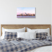 New York Abend Skyline Leinwanddruck (Insitu (Schlafzimmer))