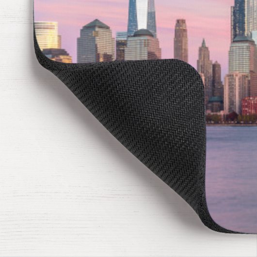 New York Abend Skyline Mousepad (Ecke)