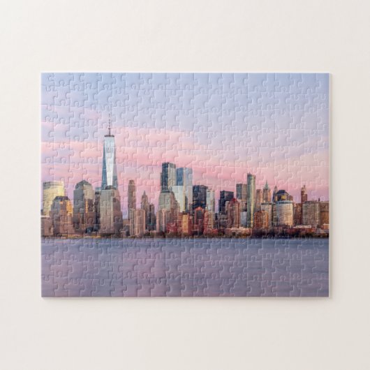 New York Abend Skyline Puzzle (Horizontal)