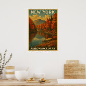 New York Adirondack Park V01 Poster (Küche)