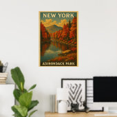 New York Adirondack Park V01 Poster (Heimbüro)