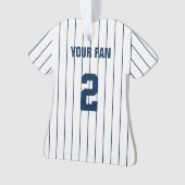 New York American Baseball Jersey Ornament (Vorderseite)