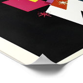 New York American United States Vintage Travel Poster (Ecke)