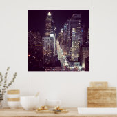 New York an Nacht 2 Poster (Küche)