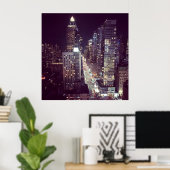 New York an Nacht 2 Poster (Heimbüro)