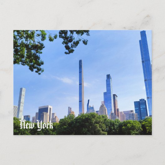 New York Ansichtskarte Central Park & Brooklyn Postkarte (Vorderseite)