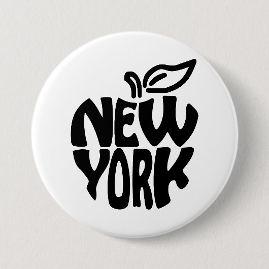 New York Apple Button (Vorderseite)