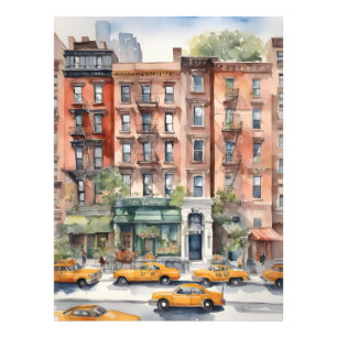 New York Aqucolor Art Fotodruck