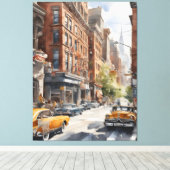 New York Aqucolor Art Leinwanddruck (Insitu (Holzboden))