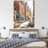 New York Aqucolor Art Leinwanddruck (Insitu (Schlafzimmer))