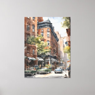 New York Aqucolor Art Leinwanddruck