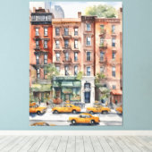 New York Aqucolor Art Leinwanddruck (Insitu (Holzboden))