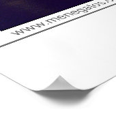 New York at Night Poster (Ecke)