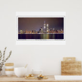 New York at Night Poster (Küche)