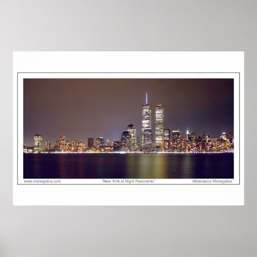 New York at Night Poster (Vorne)