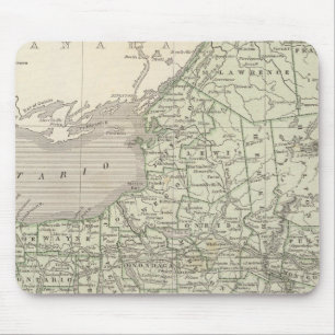 New York Atlas Karte Mousepad