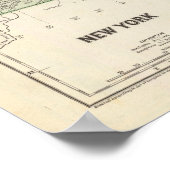 New York Atlas Map Poster (Ecke)