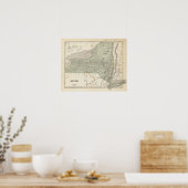 New York Atlas Map Poster (Küche)