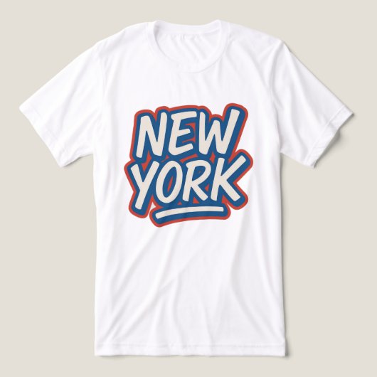 New York Attitude - Urban Style T-Shirt Tri-Blend Shirt (Design Vorderseite)