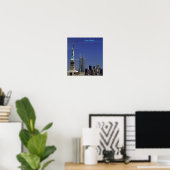 New York auf einer Leinwand Poster (Heimbüro)