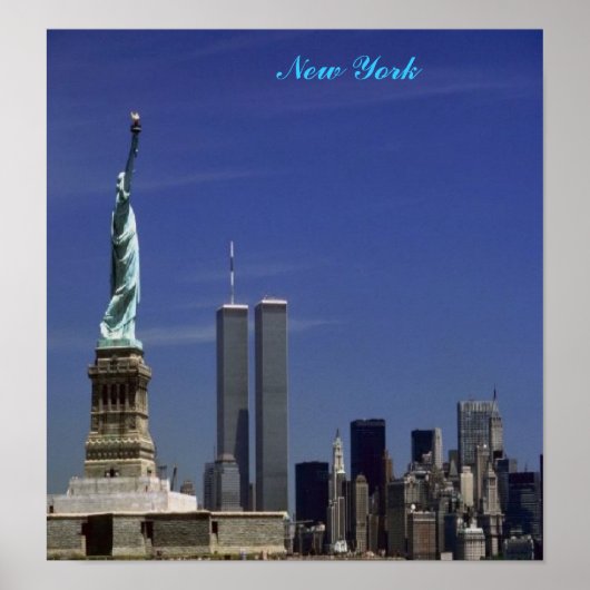 New York auf einer Leinwand Poster (Vorne)
