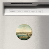 New York aus Brooklyn Heights um 1834 Magnet (In Situ (Geschirrspüler))