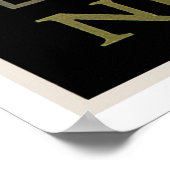 New York aus Glasgow Poster (Ecke)