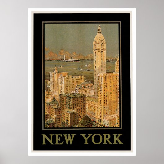 New York aus Glasgow Poster (Vorne)
