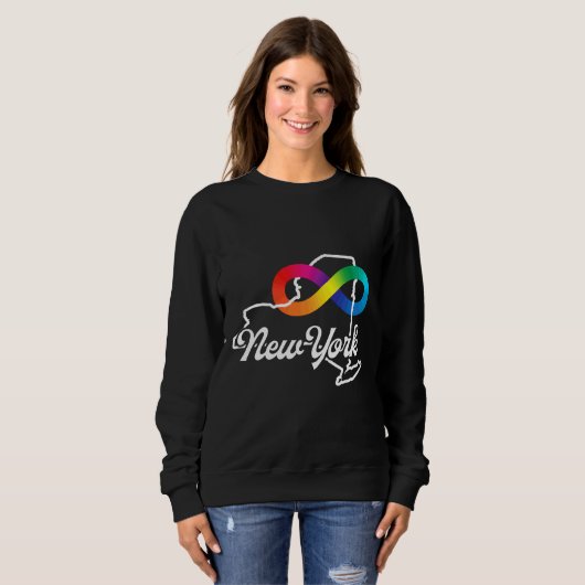 New York Autism Acceptance Sweatshirt (Vorne ganz)