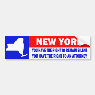 NEW YORK AUTOAUFKLEBER