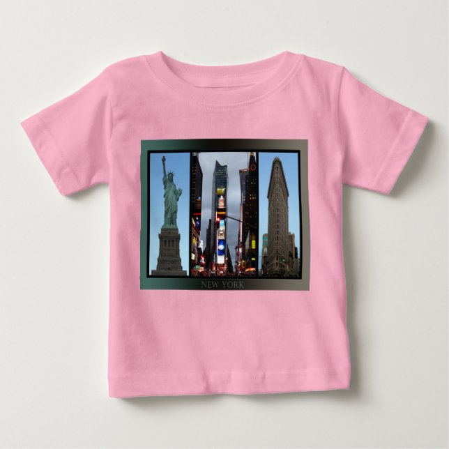 New York Baby Strampler Bio New York Souvenir (Vorderseite)