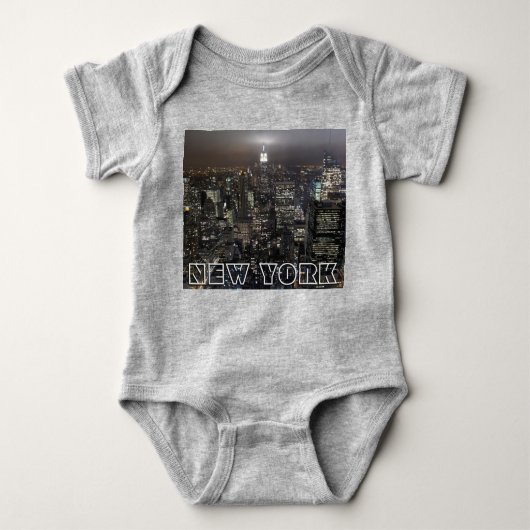 New York Baby Strampler New York Souvenir Baby Ges (Vorderseite)