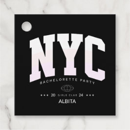 New York bachelorette Geschenkanhänger